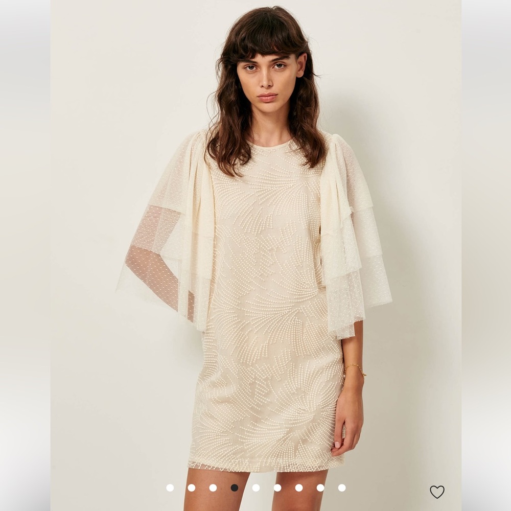 Sessun Colomba Dress in Antic White